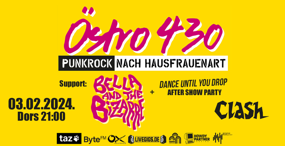Tickets Östro 430 (New Album Release), Östro 430 / Bella and the Bizarre in Berlin