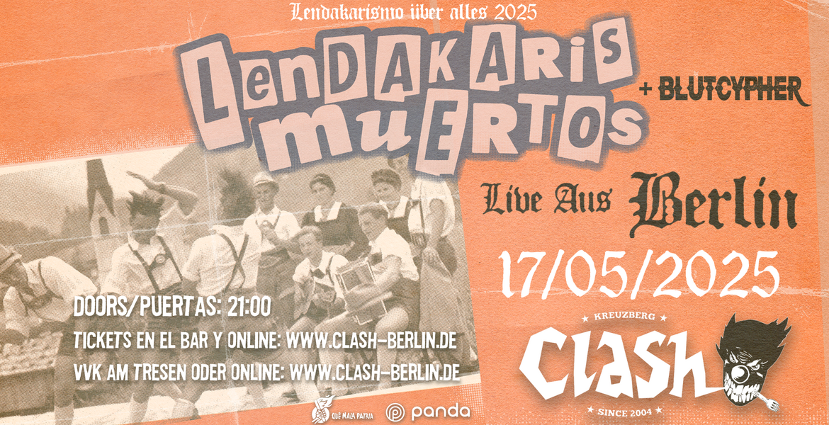 Tickets Lendakaris Muertos, Blutcypher in Berlin